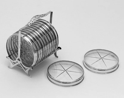 Silver Drinks Coasters