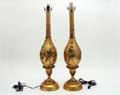 Gilt Porcelain Lamps