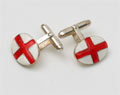 Modern Silver Cufflinks